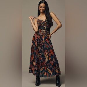 Farm Rio x Anthropologie Sleeveless Midi Slip Dress NWT, Size S